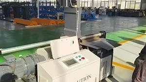 Двухвалковый листогиб с ЧПУ для круглых воздуховодов