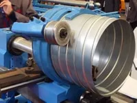 (интегрированная конструкция, диаметр воздуховода 1500 мм, толщина листа 1.2 мм)  DDGJ-1.2-1500-ZY