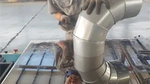 Гидравлические станки для производства колен воздуховодов HRE-1250